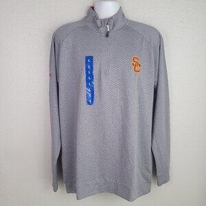 Champions USC TROJANS 1/4 ZIP Pullover Jacket Shirt Multi Sizes